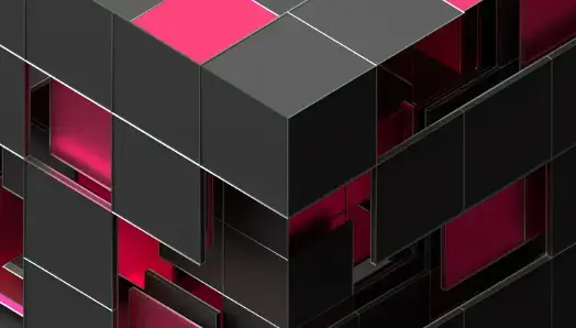Abstract blocks dark pink